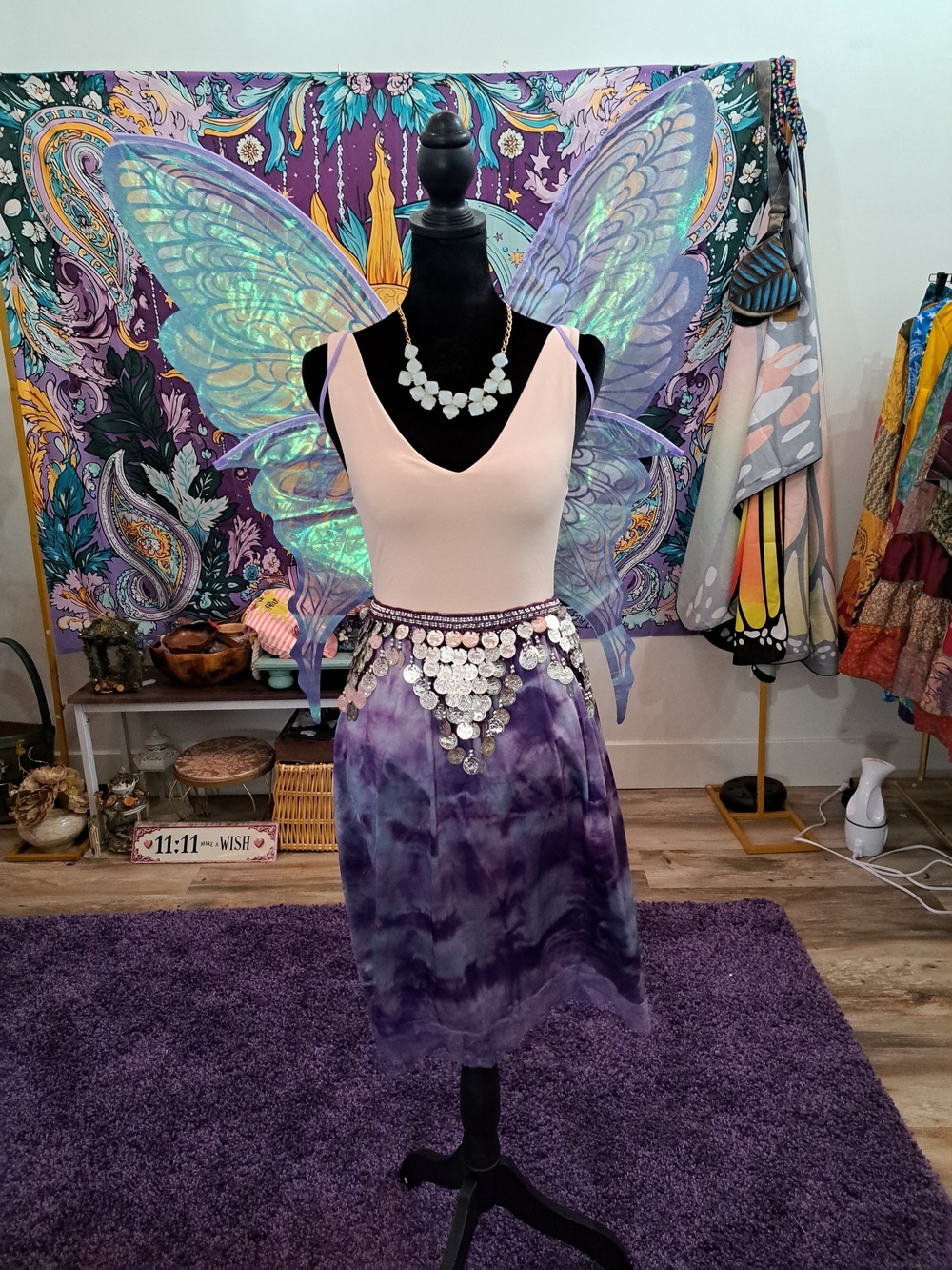 Lavender Wish | Complete 6-Piece Fairy Festival Outfit / Costume | Size Medium